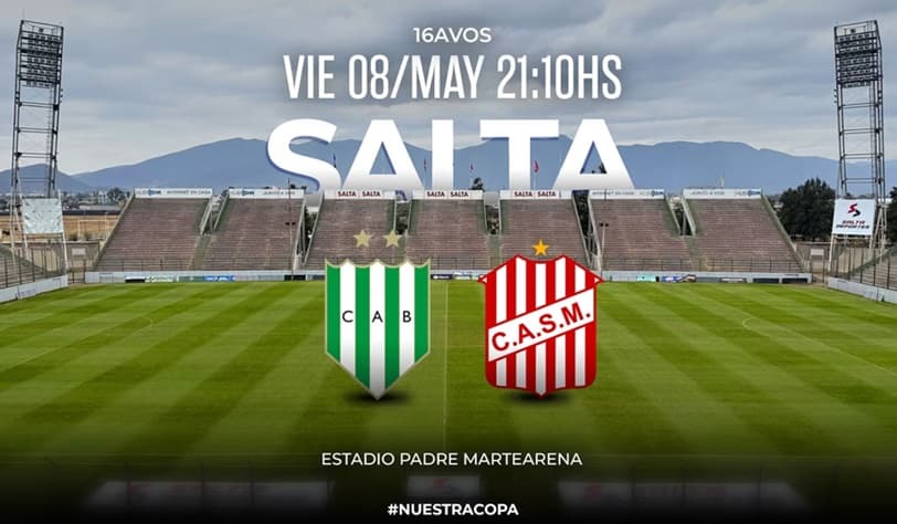 San Martín y Banfield se juegan el pase a octavos de la Copa Argentina en Salta